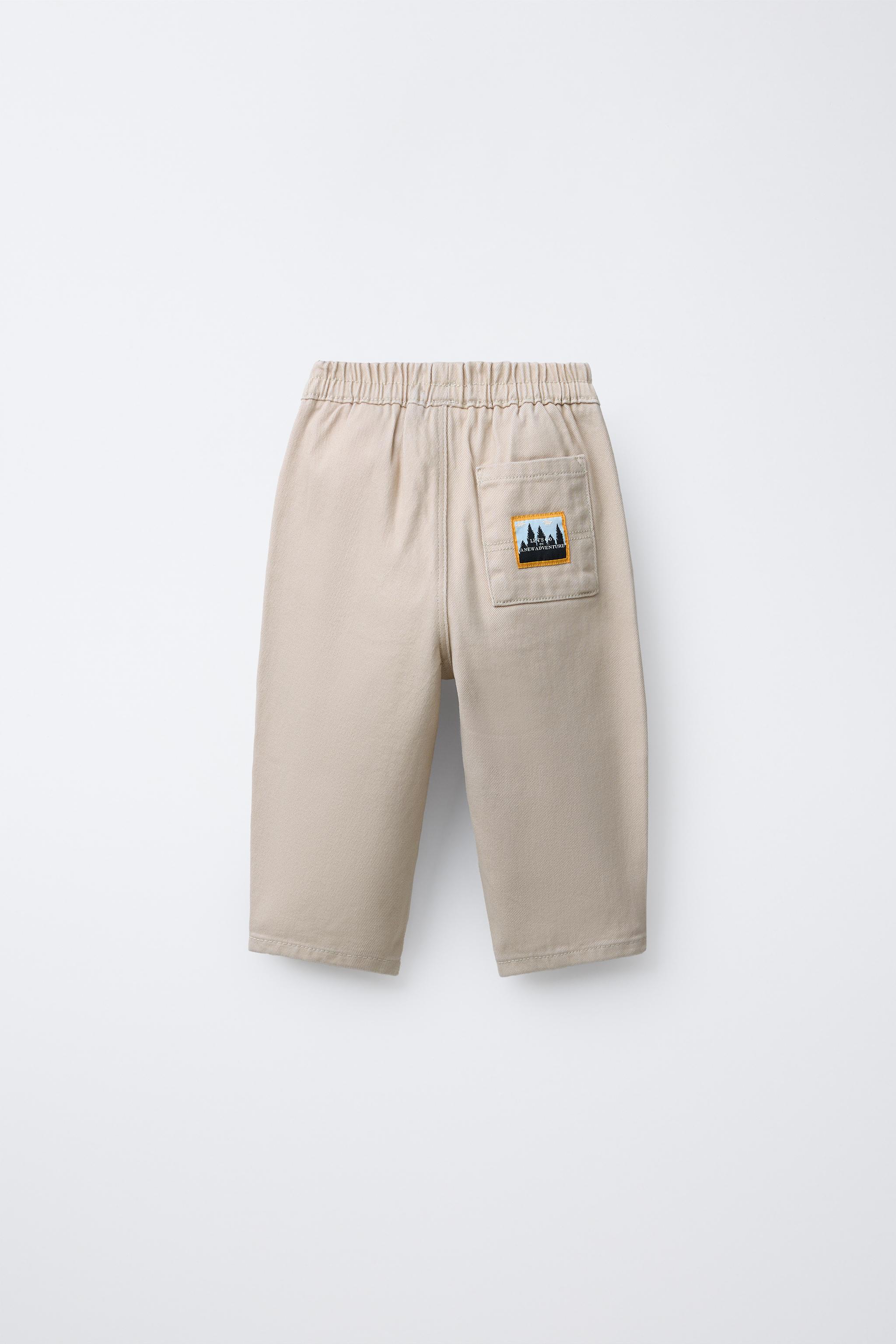 PANTALON BALLOON PLIS ÉTIQUETTES